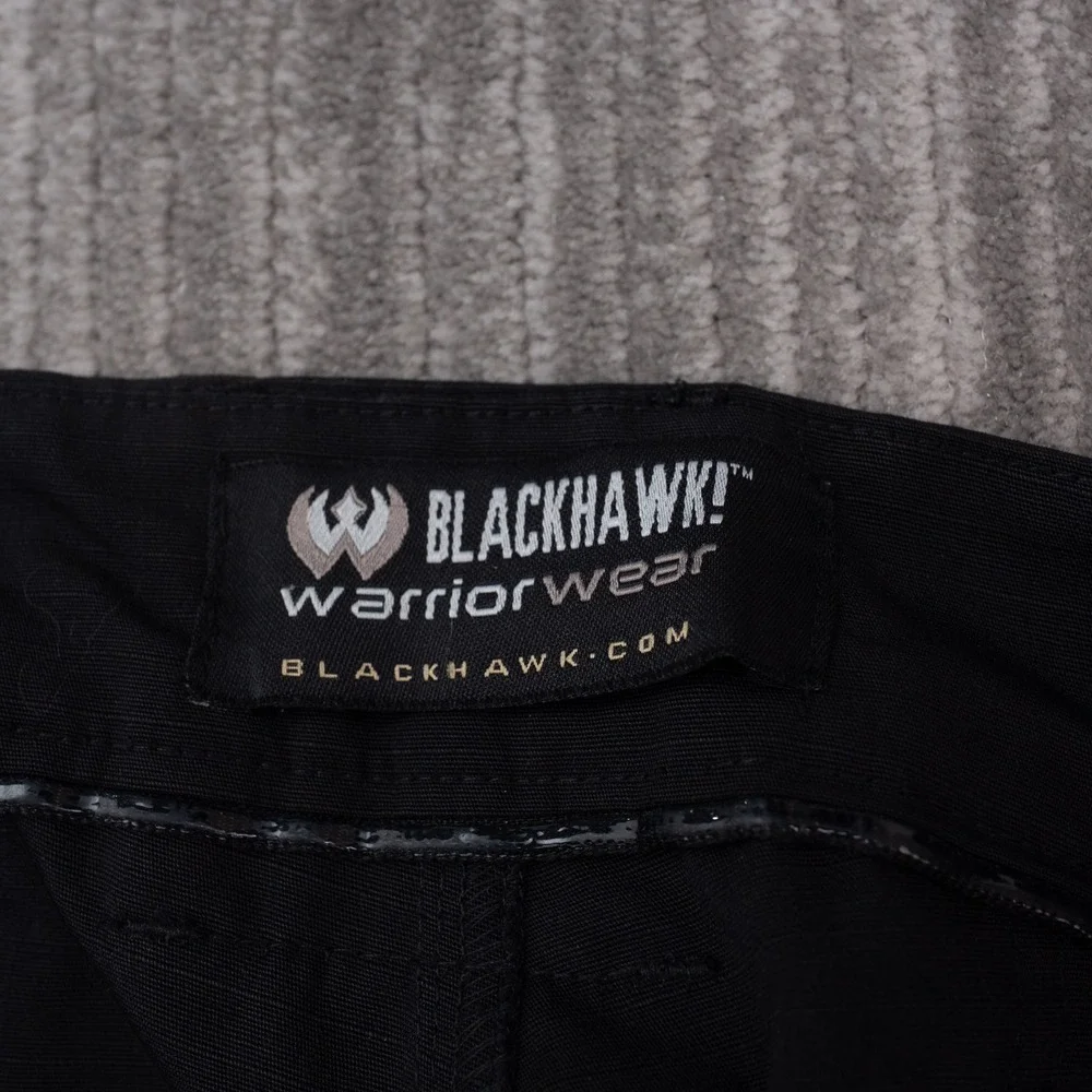 Blackhawk Tactical Pants Mens 36/32 Black Good Lightweight Ripstop Cargo